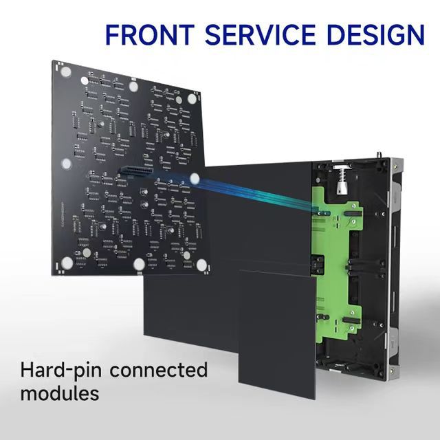 Picture of led display indoor meeting room cob screen display command center high definition screen stage led rental screen