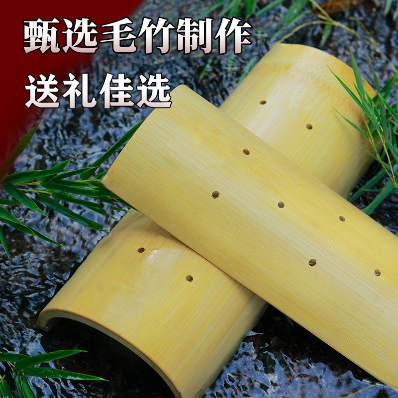 Picture of Cervical Pillow Natural Bamboo Pillow Repair Neck Pillow U-shaped Relief Neck Waist Pain Correction Bamboo Pillow