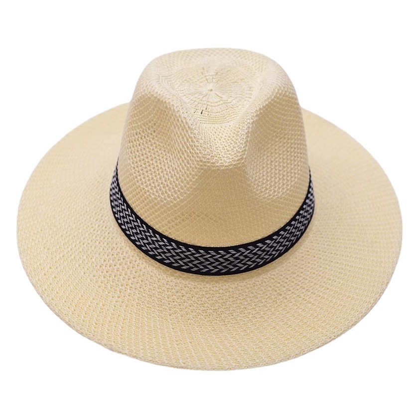 Farmer Straw Hat Summer Outdoor Men's Sunscreen Sun Hat Breathable Cool Hat Men's Fishing Straw Hat Middle-aged and Elderly Fisherman Hat
