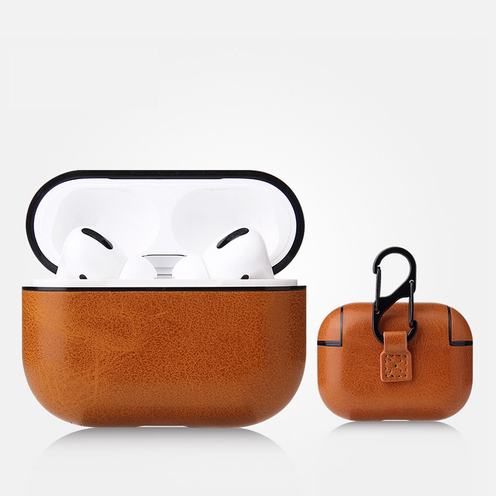 Picture of Cross-border trend PU leather wireless Bluetooth earphone case protective cover fashion drop-resistant suitable for Apple Airpod