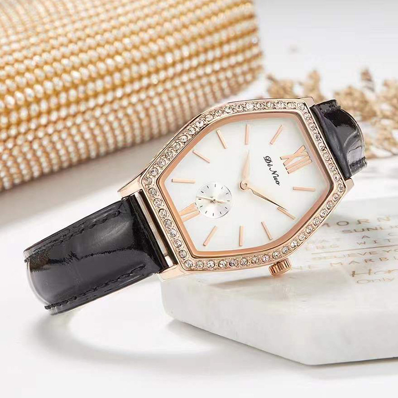 Dinuo New Export Women's Belt Watch Sino 5769 Waterproof Simple Fashion Barrel-Shaped Women's Watch Wholesale