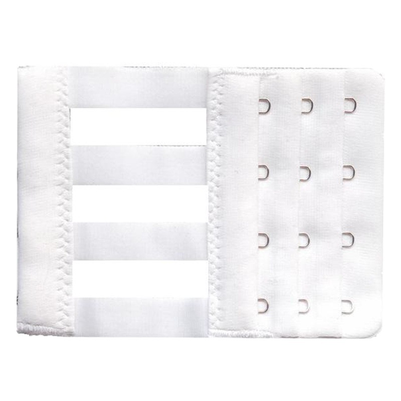 Microfiber Fish Silk Three-Row Three-Button Four-Button Shoulder Straps Elastic Bra Extension Stainless Steel Back Intimates Extension