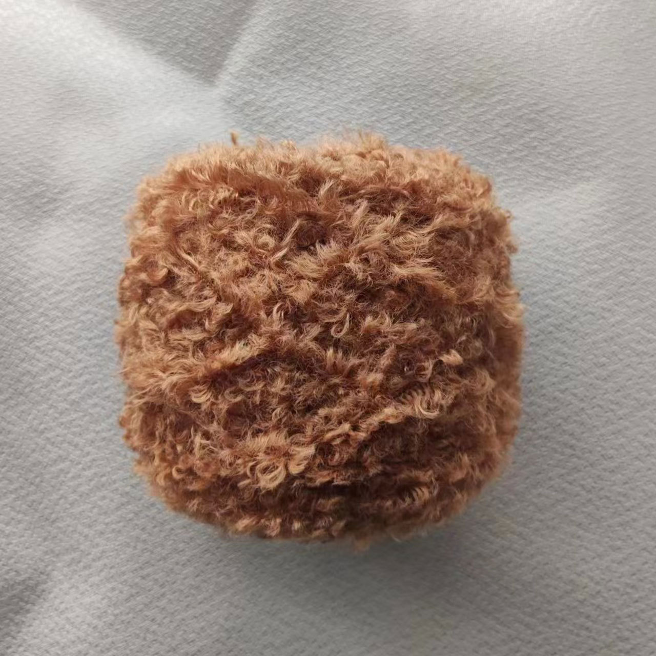 Picture of Autumn and Winter new wool roll Teddy velvet hand-woven DIY hat scarf thread crochet doll material package
