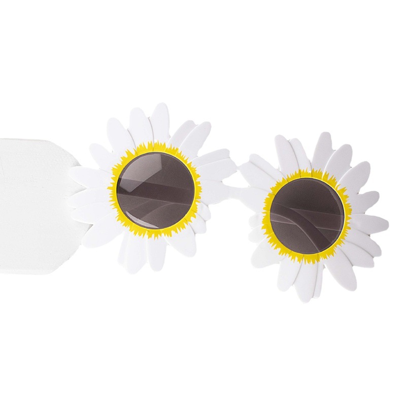 Picture of Decorative glasses party funny props sunflower daisy flower shape photo props plastic shape sunglasses