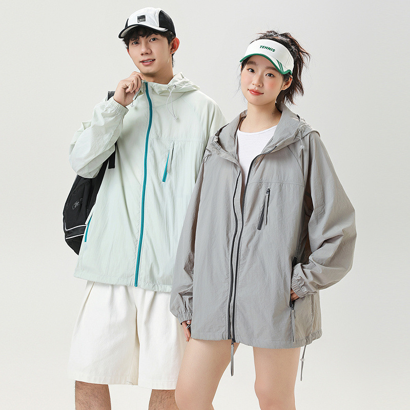 Upf50+ Sun Protection Clothing for Men 2025 New Summer Lightweight Anti-Uv Outdoor Fishing Sun Protection Clothing Jacket for Women