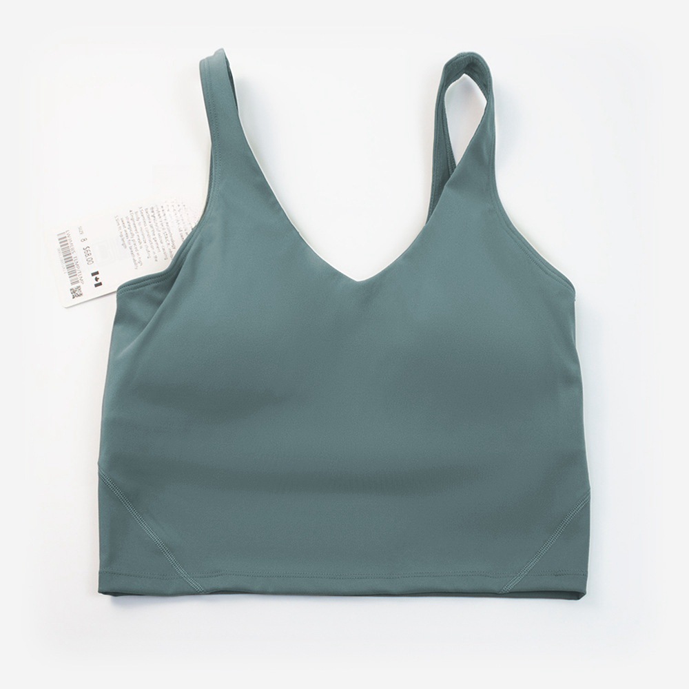 Picture of New Style Yoga Clothing Nylon Naked Tight-fit Sports Bra Women's Bra All-match Fitness Beauty Back Underwear Vest Gather-up