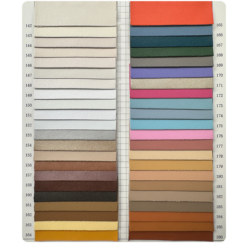 Picture of 0.7mm Sheep Pattern Nappa Pattern Microfiber Leather Fabric Soft Bag Cushion Car Sporting Goods Nappa Microfiber Leather Fabric
