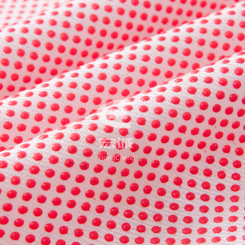 Picture of pvc red polka dot non-slip gloves fabric sofa mattress home dispensing tape car seat cushion anti-slip fabric