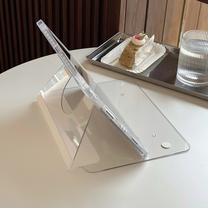 Picture of 720 rotating ice crystal shell for 2024 ipadpro11 flat sleeve 10.5 with pen slot Air6 protective sleeve 11