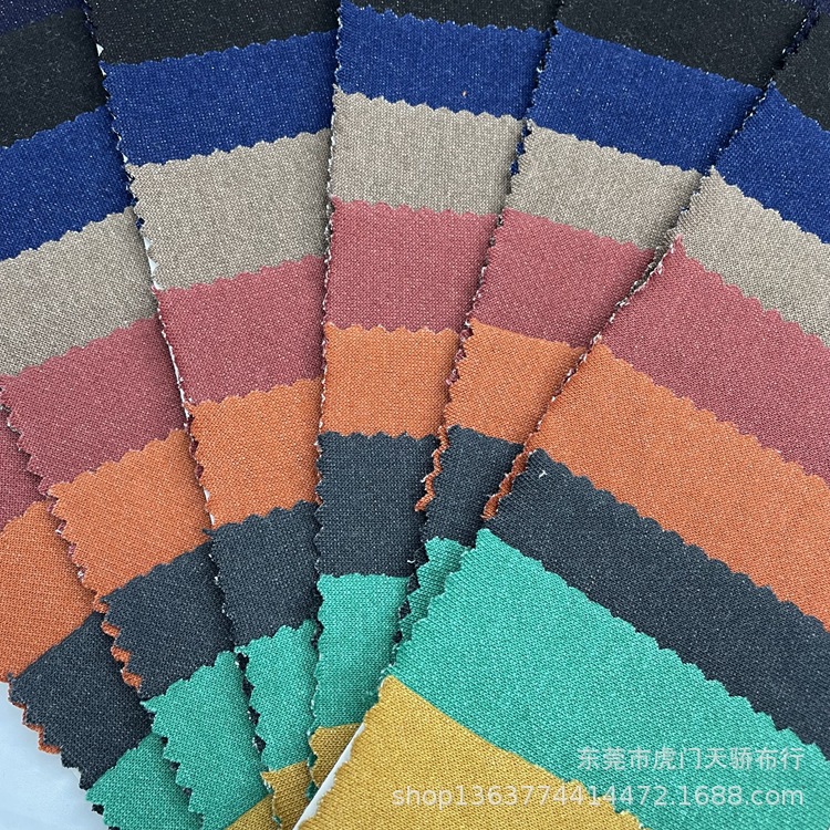 Spot supply knitted denim 200g knitted denim indigo Diamond denim thin knitted denim