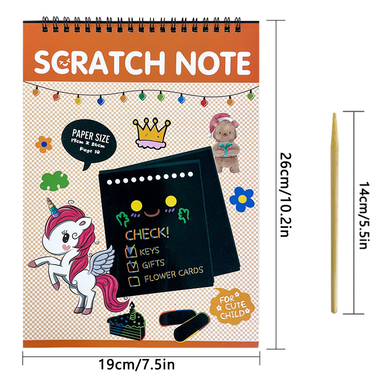 Picture of Children's DIY scratch painting book creative colorful graffiti book kindergarten art supplies wholesale student stationery Painting Book