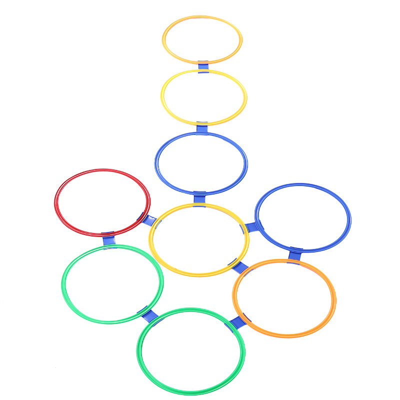 Kindergarten hopscotch circle children's feeling system training jump circle outdoor sports game home physical lattice toy