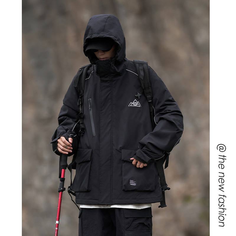 Picture of Autumn and Winter Couple Waterproof and Cold-Proof Ski Clothing for Men and Women with Reflective Strips to Heattech and Thicken