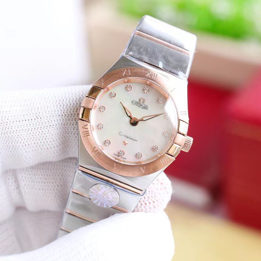 New European fashion constellation Double Eagle series steel belt quartz women's watch student female Haima butterfly flying Series watch