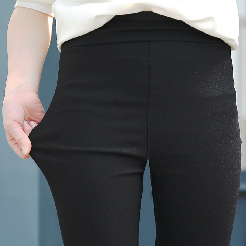 Picture of 2022 children's pants big children's girls pencil pants spring and summer pressure label Joker stretch leggings wear a generation of hair