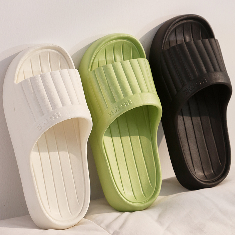 Good-looking home slippers vertical slippers summer new bathroom bath slippers women's foot bath wholesale new products