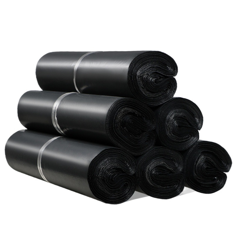 Black Courier Bags, Thickened Medium-Sized Document Packaging, Waterproof Logistics Packaging Bags, Large and Small Packages, Thickened and Waterproof