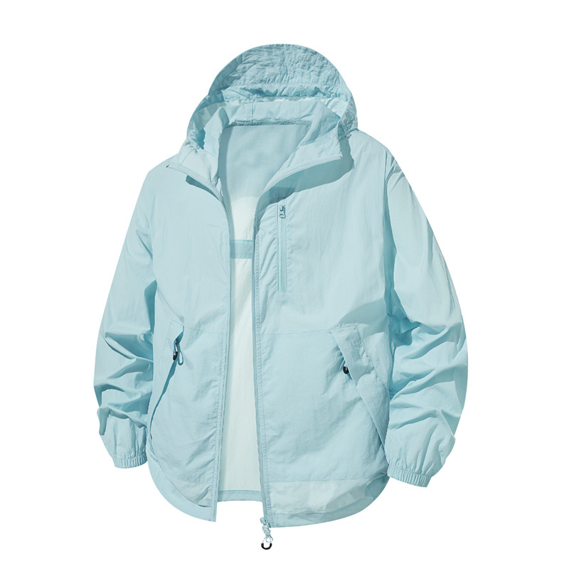 2025 New Summer Sun Protection Clothing for Men and Women, Ice Silk Breathable Multi-Color Skin Clothing, Outdoor Anti-Uv Student Love