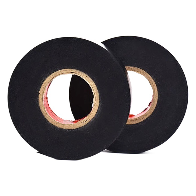 Electrical tape insulated wire high temperature wear resistance high viscosity PVC waterproof electrical black tape manufacturers wholesale