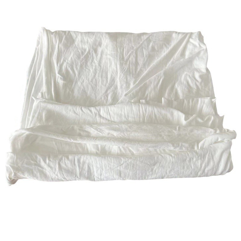 Picture of Lint-Free White Machine Wiping Cloth, Large Cotton Industrial Rags Sold by the Pound, Furniture Wiping Cotton Cloth