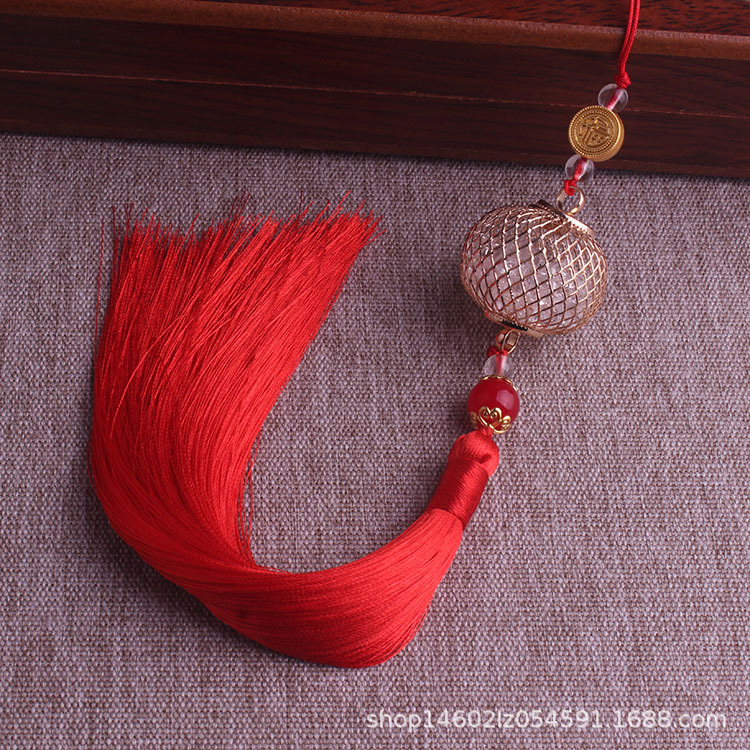 Wholesale Small Lantern Tassel Pendant Festive Accessories diy Handmade Characteristic Hanging Spike Ancient Chinese Clothing Accessories Hanging Decoration