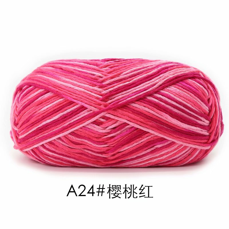 Picture of Su-velvet cotton hand-woven color wool knitting thread scarf coarse wool fancy doll coat needle sweater thread