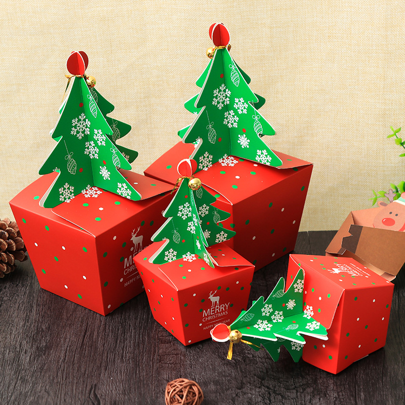 Picture of Christmas Apple Box Peace Fruit Packaging Box Christmas Eve Gift Box Carton Wholesale Can Be Customized H013 Size