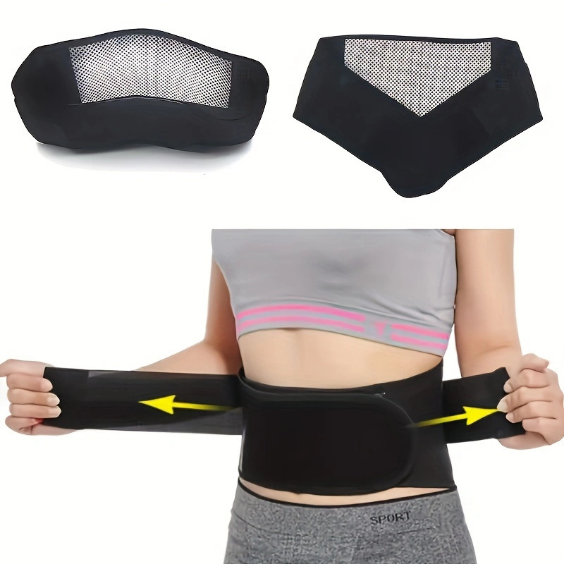 Warm can be ordered far infrared hot marketing gift tomalin hot moxibustion breathable waist heating plus magnetic waist protection