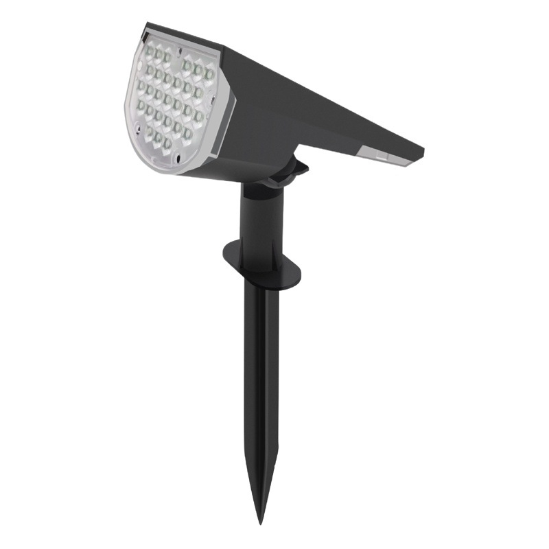 Cross-border outdoor solar lawn lamp 32LED highlight lighting spotlight RGB garden courtyard light tree floor insert lamp