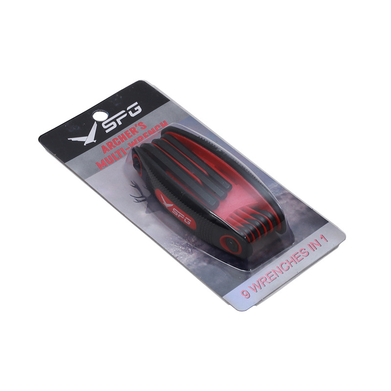 Picture of Bow and Arrow hexagon adjustment bow inch wrench installation Arrow platform sight adjustment pounds disassembly and debugging nine-piece set