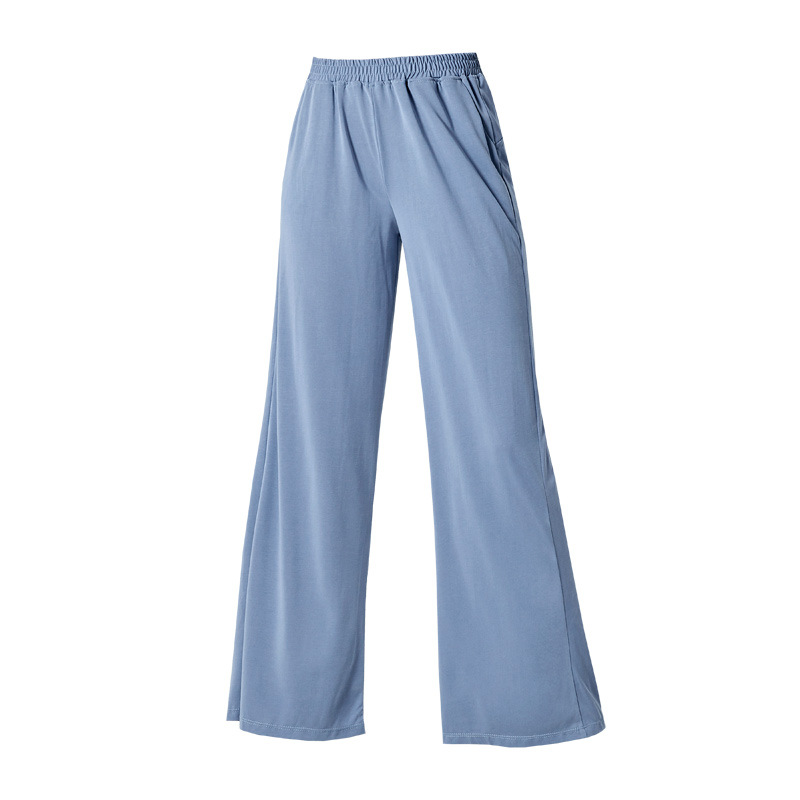 Picture of Dancing Pants Female Adult Training Pants Straight Leg Wide Leg Pants Classical Body Yoga Clothing Modern Dance High Waist Long Pants