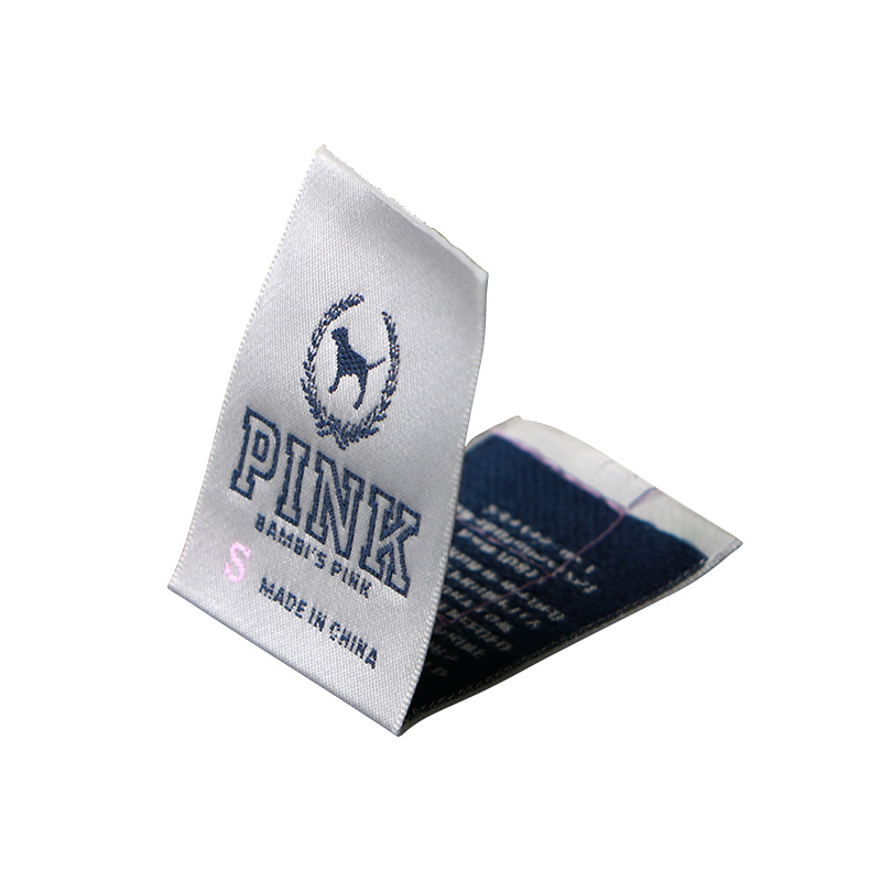 Picture of Specializing in the production of clothing weaving marks Hot Melt Adhesive washing cloth label customization exquisite clothes home textile collar label weaving label customization