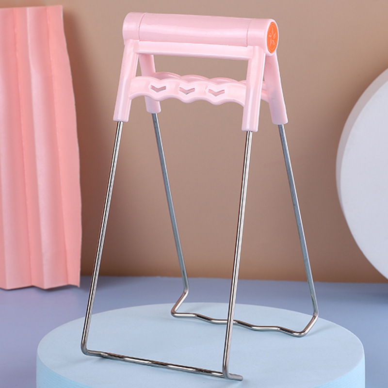 Picture of Stainless Steel Anti-scalding Clamp Bowl Lift Bowl Clip Silicone Non-slip Gloves Plate Tracker Dish Tracker