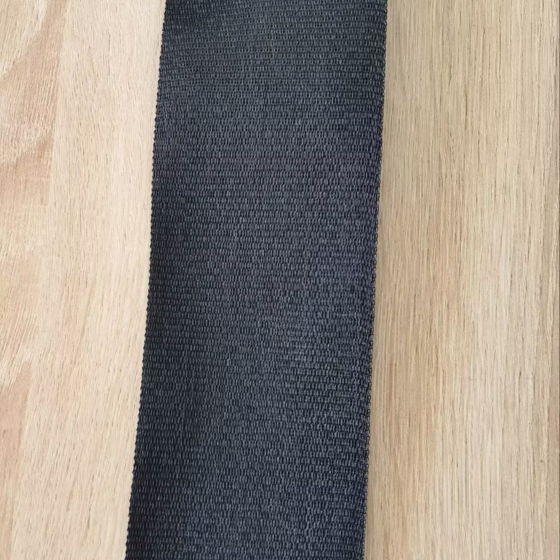 Picture of United Ribbon 7cm Black PE Ribbon Flat Wire Wrap with Fish Wire Duct Hanging with Polyethylene Ribbon