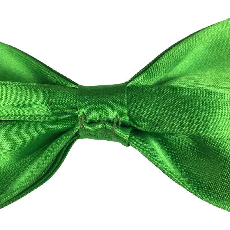 Bow Tie Adult Men's Groom Performance Monochrome Solid Color Tie Double Layer Silk Dog Pet Bow Tie
