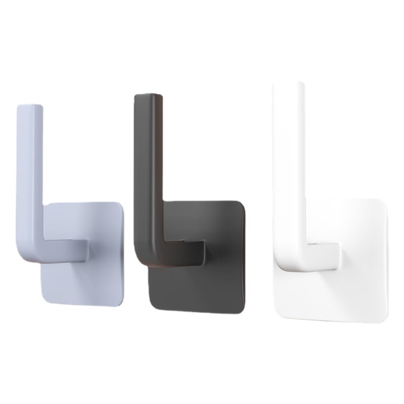 Punch-free Hook Seamless Strong Sticky Hook Hallway Coat Bathroom Wall Door Creative Multi-functional Hanger