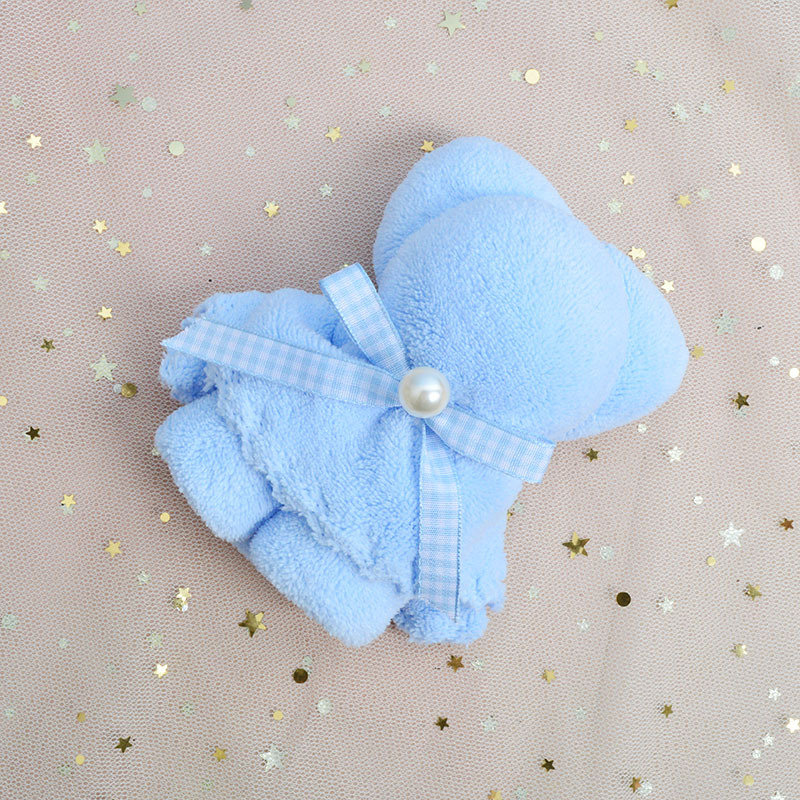 Picture of Bear Towel Souvenir Wedding Celebration Gift Shop Wedding Candy National Day Mid-Autumn Festival Gift Items Gift Box Coral Fleece Material