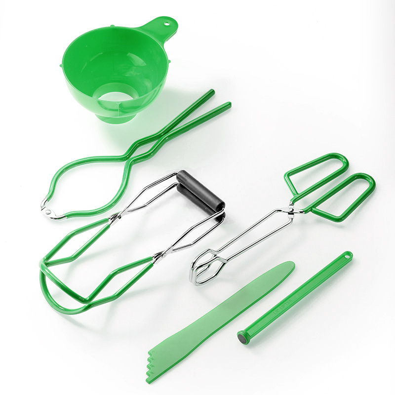 Picture of Jam Making Kitchen Tools 6-Piece Set Anti-Scalding Canned Clamp Set Anti-Slip Canned Lift Clamp Lifter