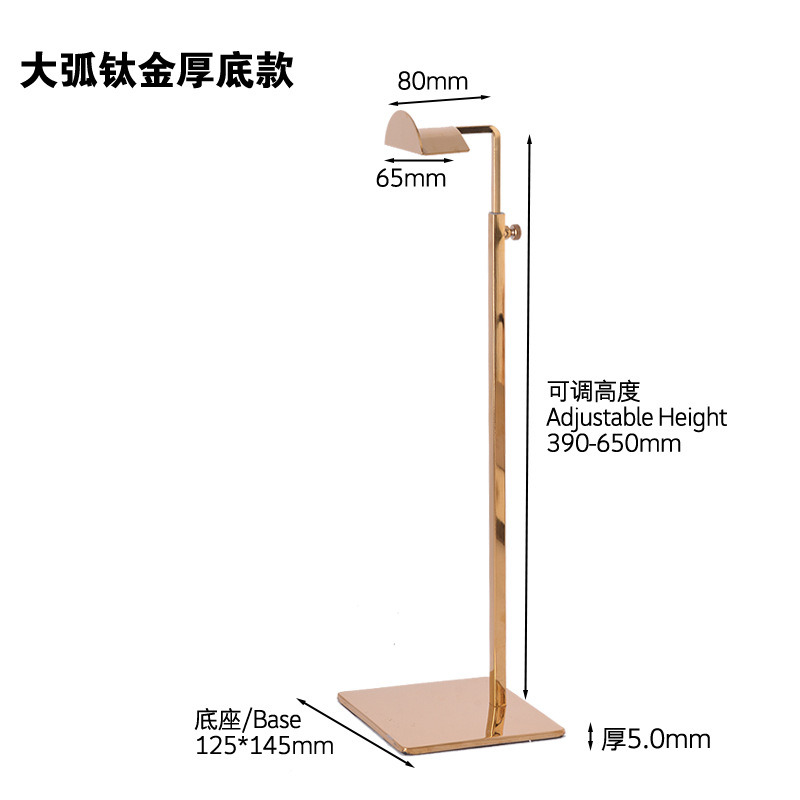 Picture of Stainless steel bag display rack leather bag handbag display rack bag hanging bag rack handbag display shelf wholesale