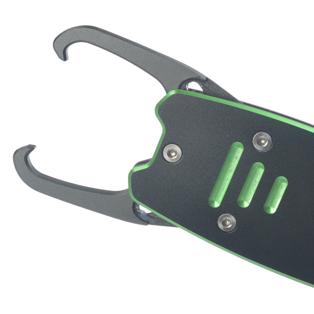 Multifunctional aluminum alloy Luya fish controller with weighing non-slip handle fish nose pliers fishing tongs Luya fishing tools