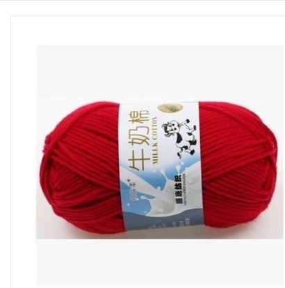 Picture of Five strands of milk cotton medium thick cotton yarn acrylic wool hook shoes wholesale Tang 5 strands of wool wholesale