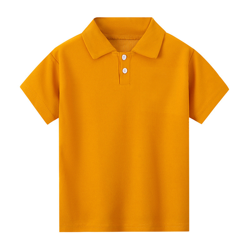 Picture of Overseas Cross-border Platform Children's Striped Multicolor Polo Shirt Boys Gentleman Casual Short-sleeved Girls Solid Color All-match T