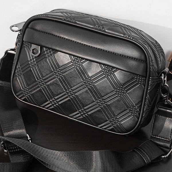 Picture of 2025 New Arrival Men's Shoulder Bag Trendy Brand Fashionable Simple Small Square Bag Outdoor Street Youth Messenger Bag Small Bag