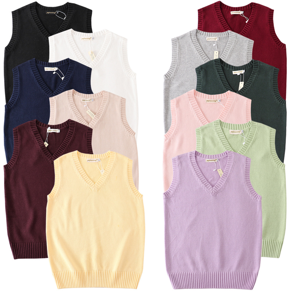 Picture of Knitting factory spot wholesale British Academy style JK uniform vest to undertake Tmall Taobao size Japanese sweater
