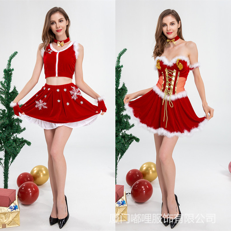 2020 New Carnival Christmas Costume cosplay Sexy Lingerie Uniform Adult Sexy Christmas Women's Clothing
