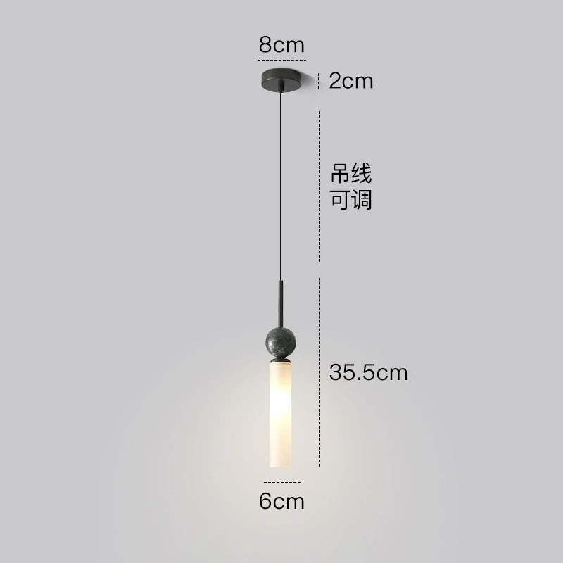 Picture of Nordic Creative Designer Glass Chandelier Advanced Sense Bedroom Restaurant Hotel Homestay Light Luxury Decorative Bar Table Lamp