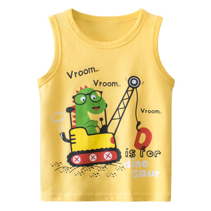 Picture of 27kids Korean version of children's clothing cross-border supply children's vest summer new male baby clothes wholesale a consignment