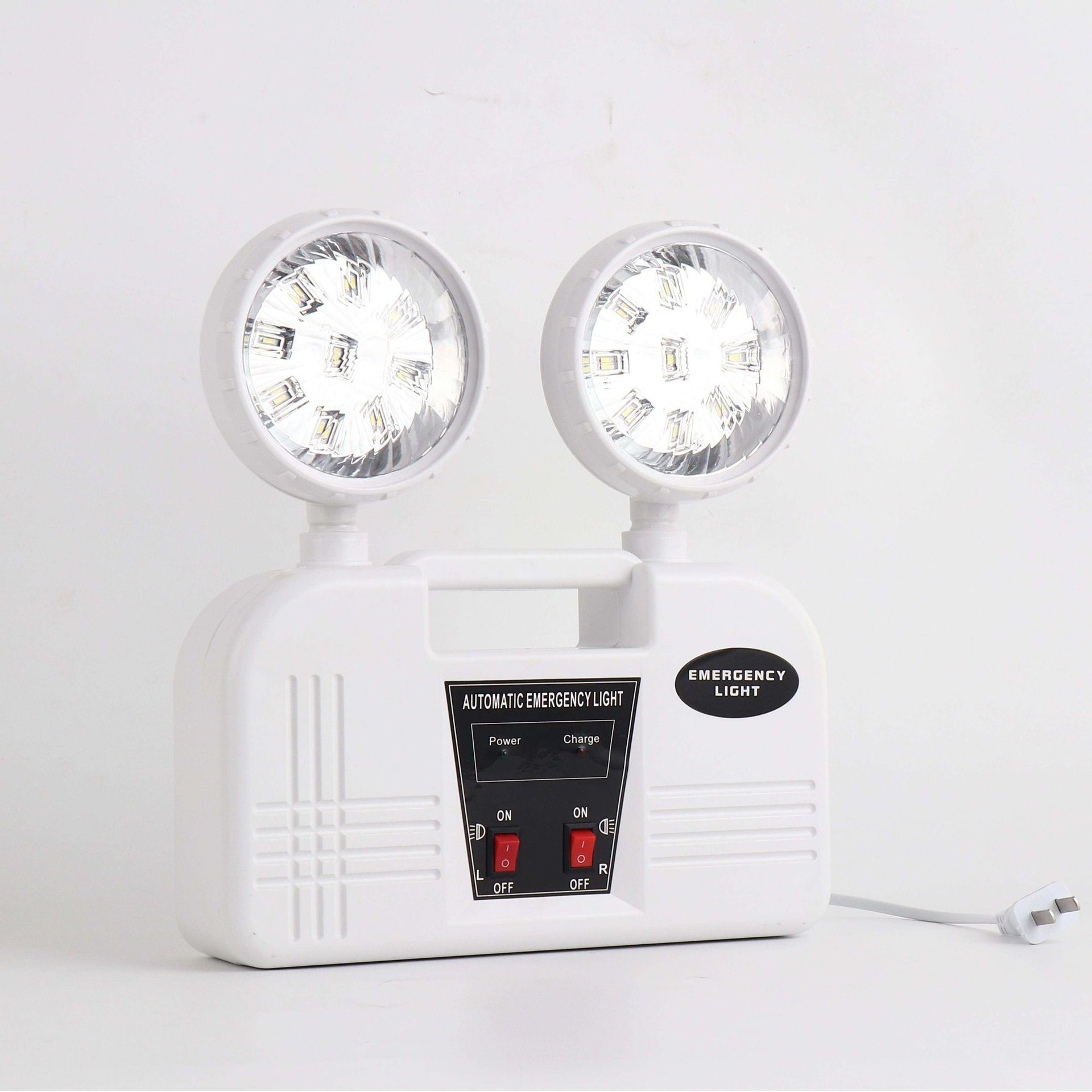Picture of Foreign trade emergency lights, cross-border American and European plugs, emergency evacuation channels, fire protection, double-headed emergency lighting, wall lights