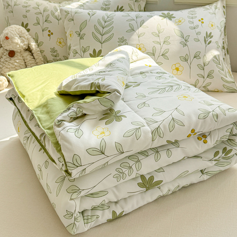Picture of Class A Maternal and Infant Grade Summer Quilt Lace Summer Cool Quilt Summer Air-conditioning Quilt Double Washed Cotton Quilt Core Children's Thin Quilt Ins