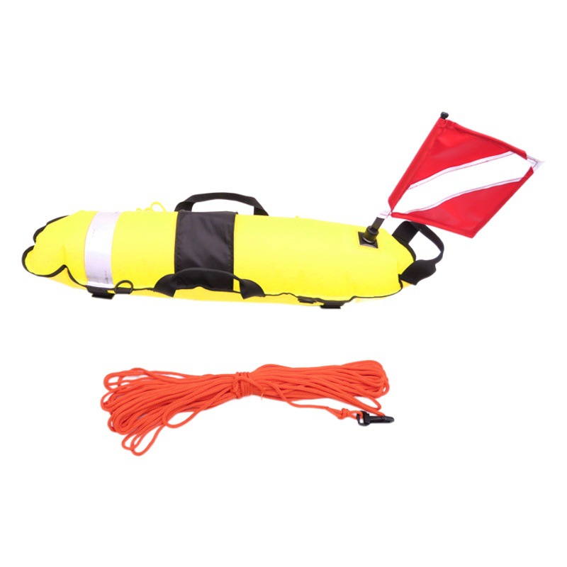 Nylon diving fishing boat type spear fishing buoy with 25m line